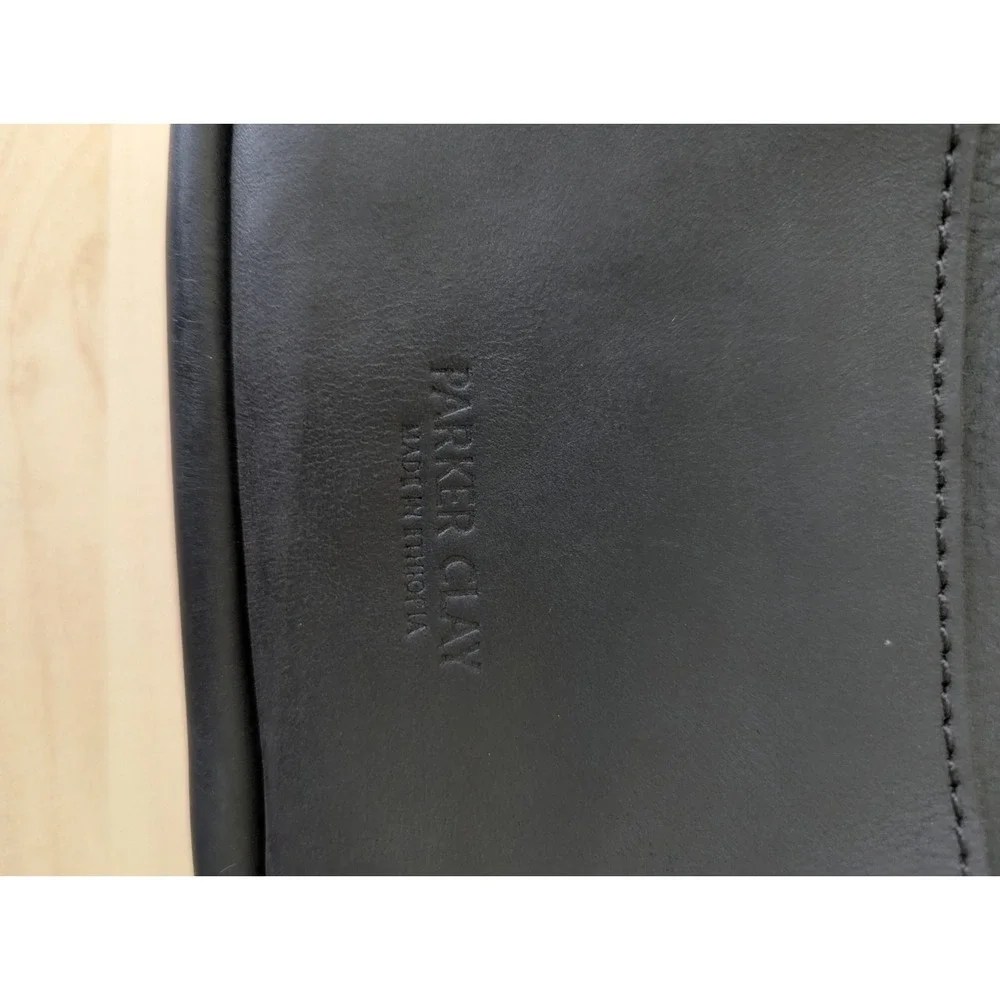 Parker Cay‎ Black Leather Belt Bag